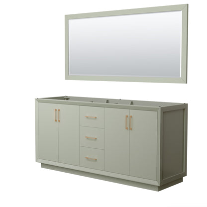 Strada Double Bathroom Vanity - 71W x 34.25H x 21.75D