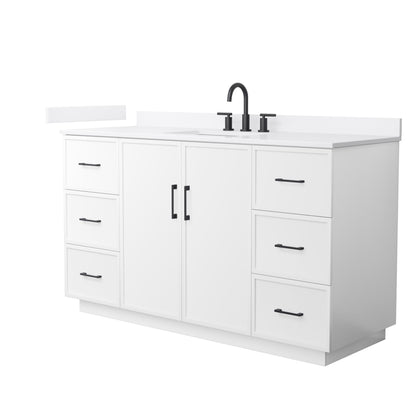 Elan Single Bathroom Vanity with Toe Kick - 60W x 35H x 22D