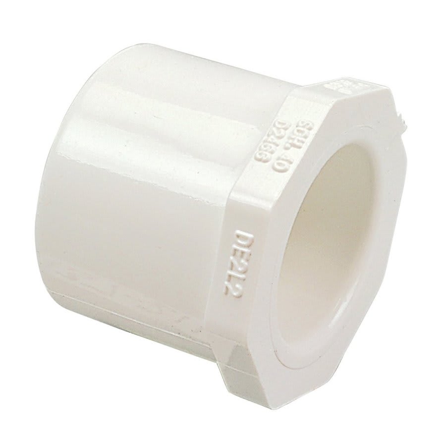 Bushing, 5 x 4 in, Socket x Spigot, SCH 40/STD, PVC