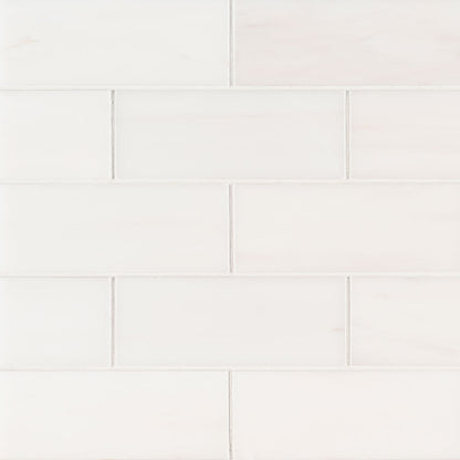 Bianco Dolomite Polished Subway Tile 3x6