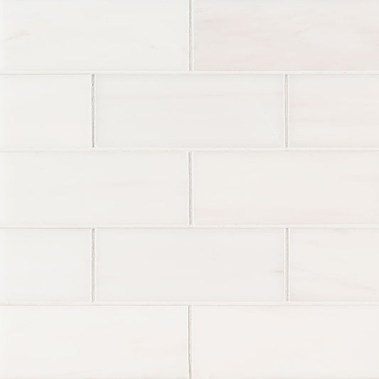 Bianco Dolomite Polished Subway Tile 3x6