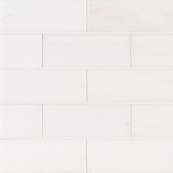 Bianco Dolomite Polished Subway Tile