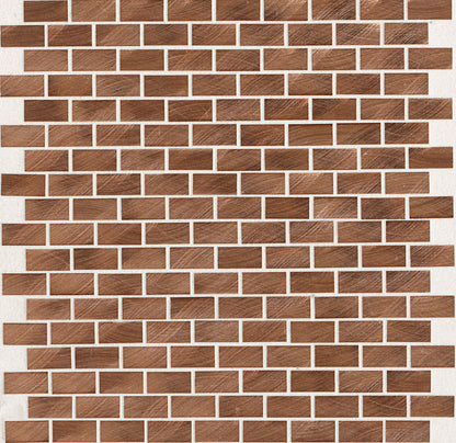 Structure Copper Brick 1/2X1 Satin