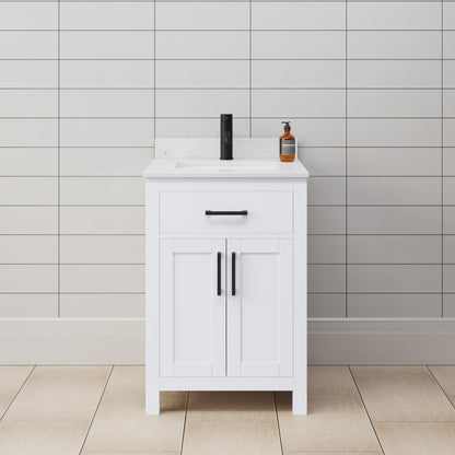 Beckett Single Bathroom Vanity - 24W x 35H x 22D
