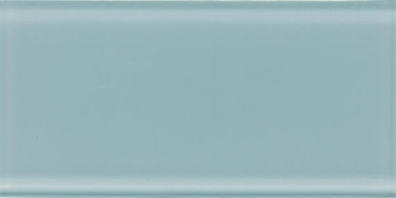 Color Wave Whisper Green Straight Joint 1X1 Glass