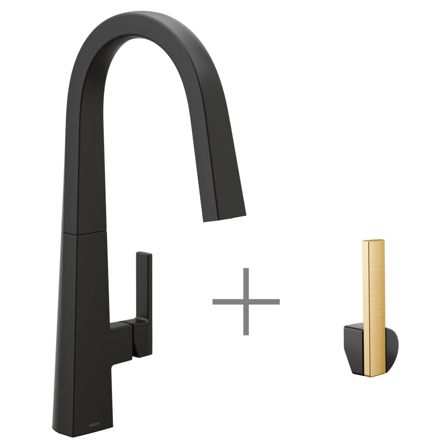 Nio 1.5 GPM Deck Mounted Pull Down Kitchen Faucet with Power Clean, Duralock, Duralast, and Reflex Technology