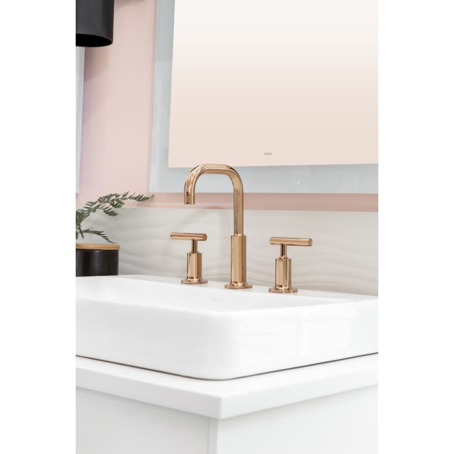 Purist 1.2 GPM Widespread Bathroom Faucet with Pop-Up Drain Assembly