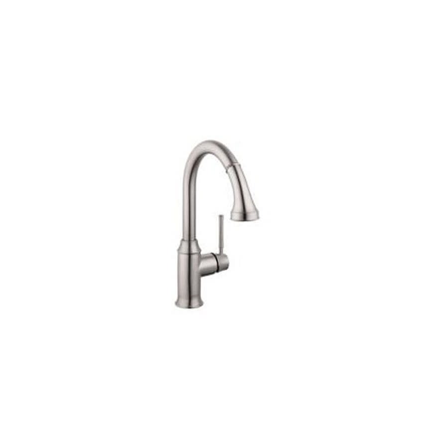Talis C Kitchen Faucet, Deck Mount, ADA, 1 Lever Handle, 1-Hole, Steel Optic
