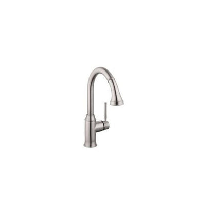 Talis C Kitchen Faucet, Deck Mount, ADA, 1 Lever Handle, 1-Hole, Steel Optic