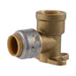 Max™ 90 deg Elbow, 3/4 in, Push x FNPT, Brass