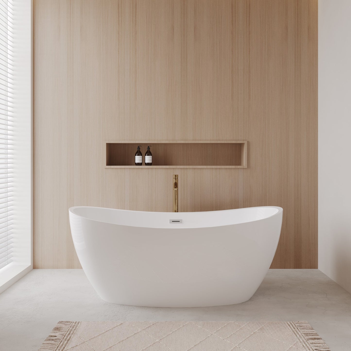 Dorrit Freestanding Bathtub - 66W x 27H x 32D