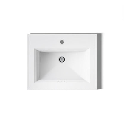 Memoirs Stately 17" Drop In Bathroom Sink with 1 Hole Drilled and Overflow