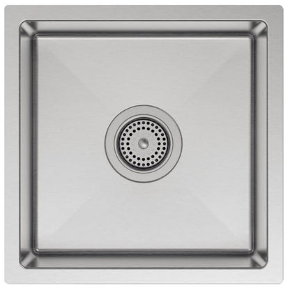 Strive 15" Single Basin Undermount 16-Gauge Stainless Steel Kitchen Sink with SilentShield with Basin Rack