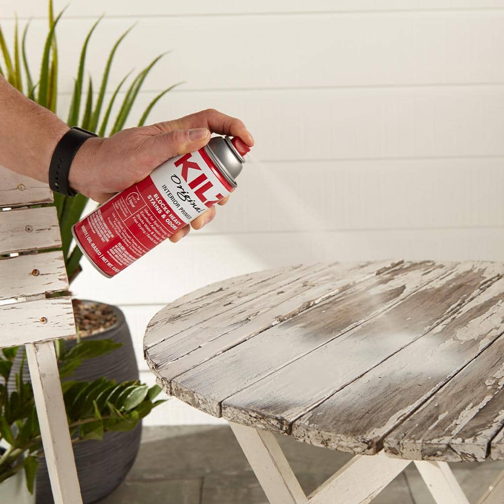 Original 13 oz. White Oil-Based Interior Primer Spray, Sealer, and Stain Blocker