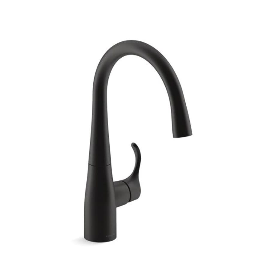 Simplice® Bar Faucet, Deck Mount, ADA, 1 Lever Handle, 1-Hole, Matte Black