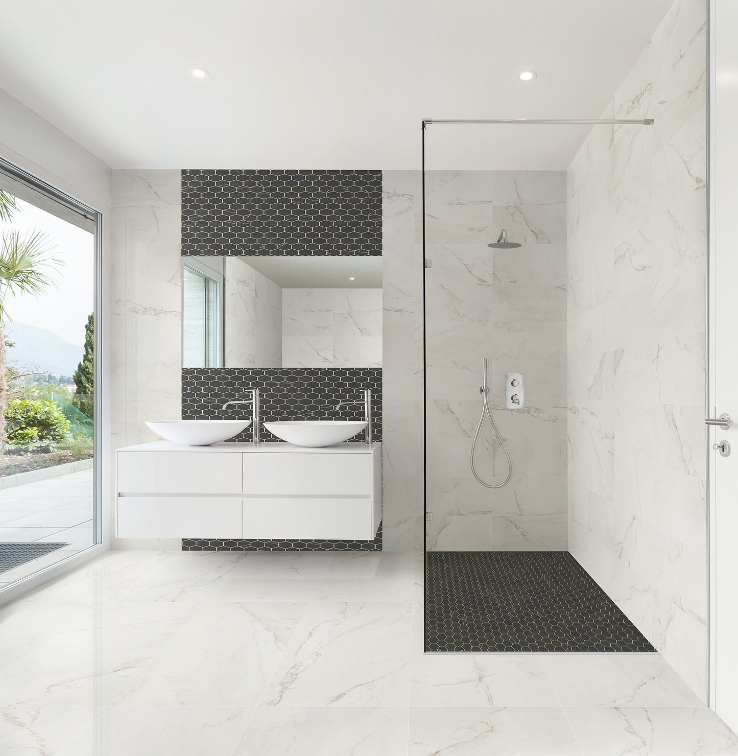 Classentino Marble Palazzo White Square 24X24 Polished