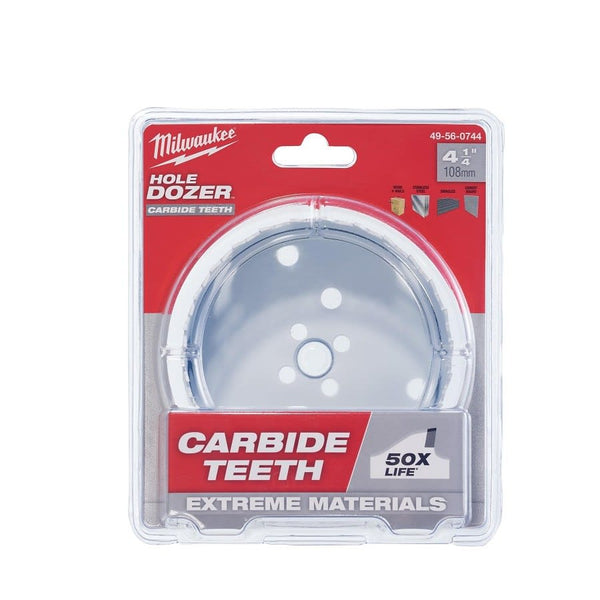 Hole Dozer™ Hole Saw, 4-1/4 in Dia, Carbide Cutting Edge