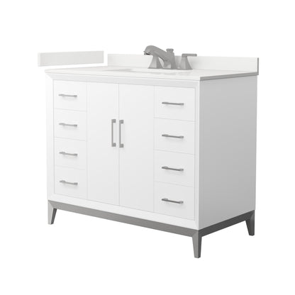 Amici Single Bathroom Vanity - 42W x 35.25H x 22D