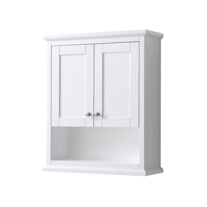 Avery Over-the-Toilet Bathroom Wall-Mounted Storage Cabinet - 25W x 30H x 9D