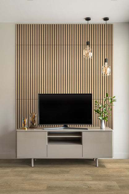 Almond Acoustic Wood Slat