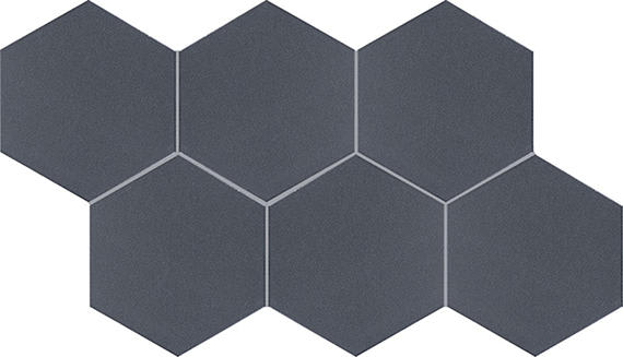Inyo Indigo Hexagon 8X8 Satin