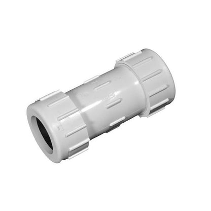 Coupling, 6 in, Compression, PVC
