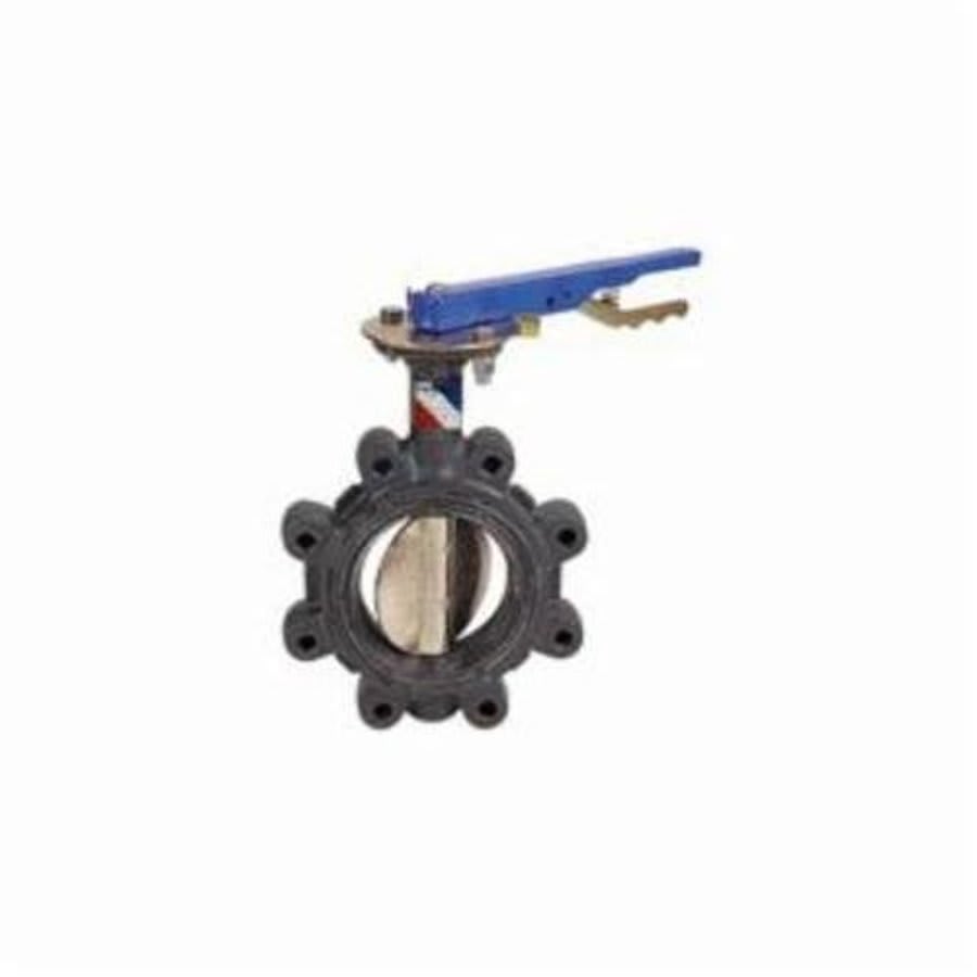 Lug Style Butterfly Valve, Gear Operator, 12 in, Flange, Ductile Iron