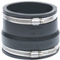 Transition Coupling, 4 in, Ductile Iron/AC x Cast Iron/Plastic, Flexible PVC