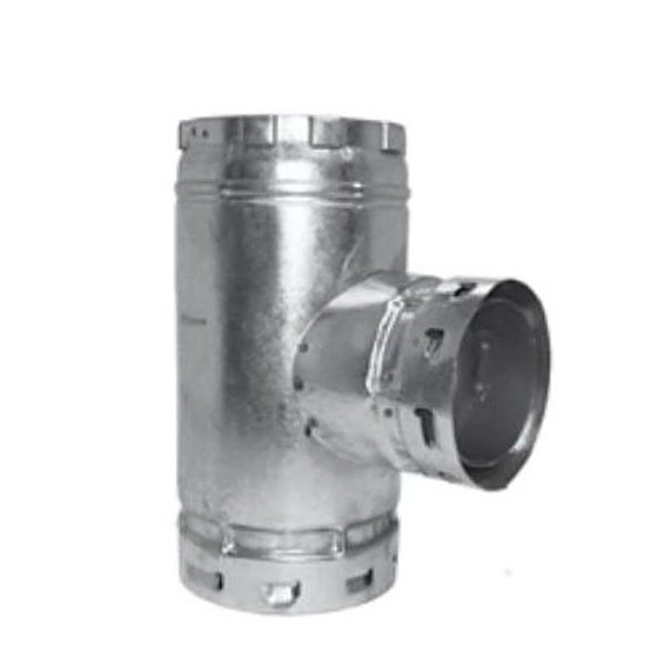 Round Vent Tee, 5 in Dia