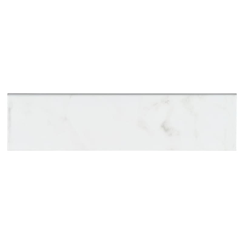 Classique White Carrara Bullnose Tile