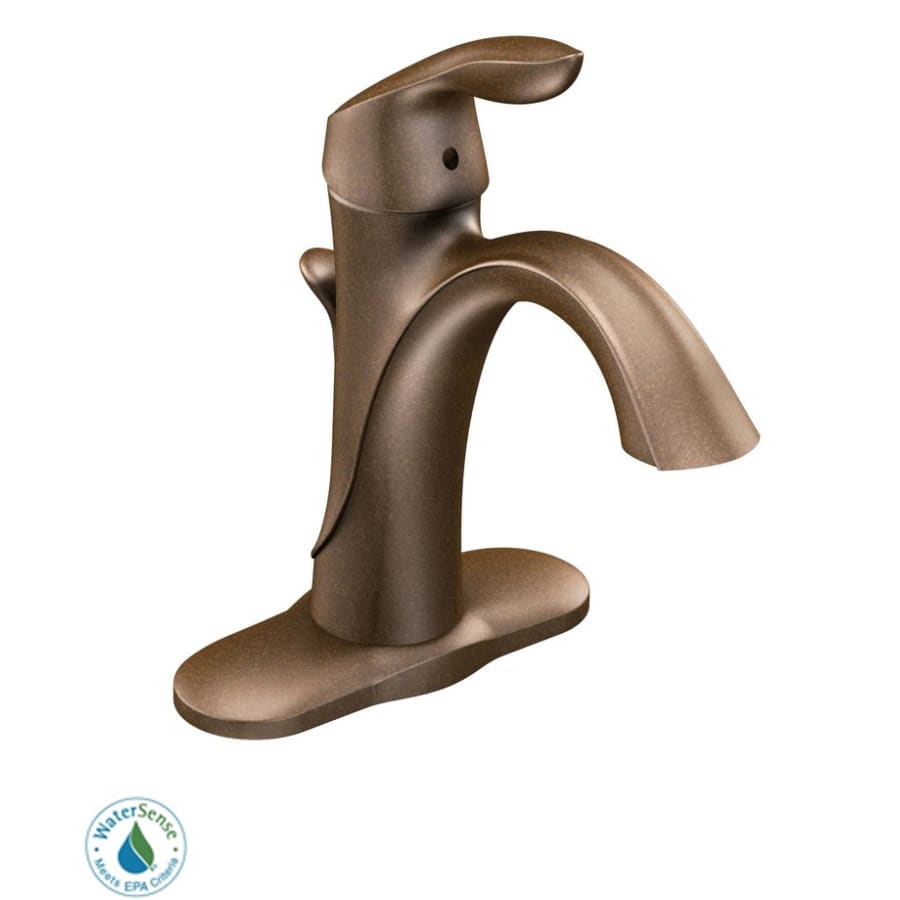 Single Handle Single Hole Bathroom Faucet from the Eva Collection (Valve Included)