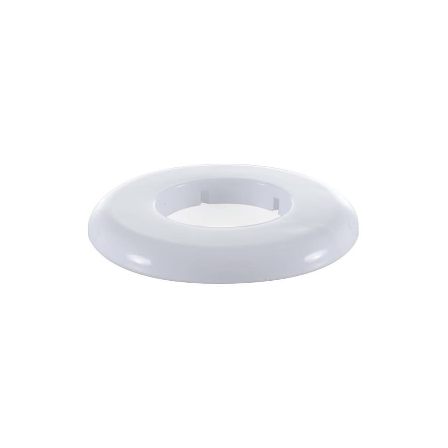 F&C Split Ring Escutcheon, 5/8 in OD (1/2 in CTS & 3/8 in IPS), White
