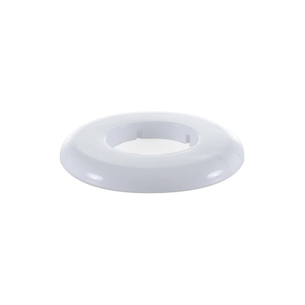 F&C Split Ring Escutcheon, 5/8 in OD (1/2 in CTS & 3/8 in IPS), White