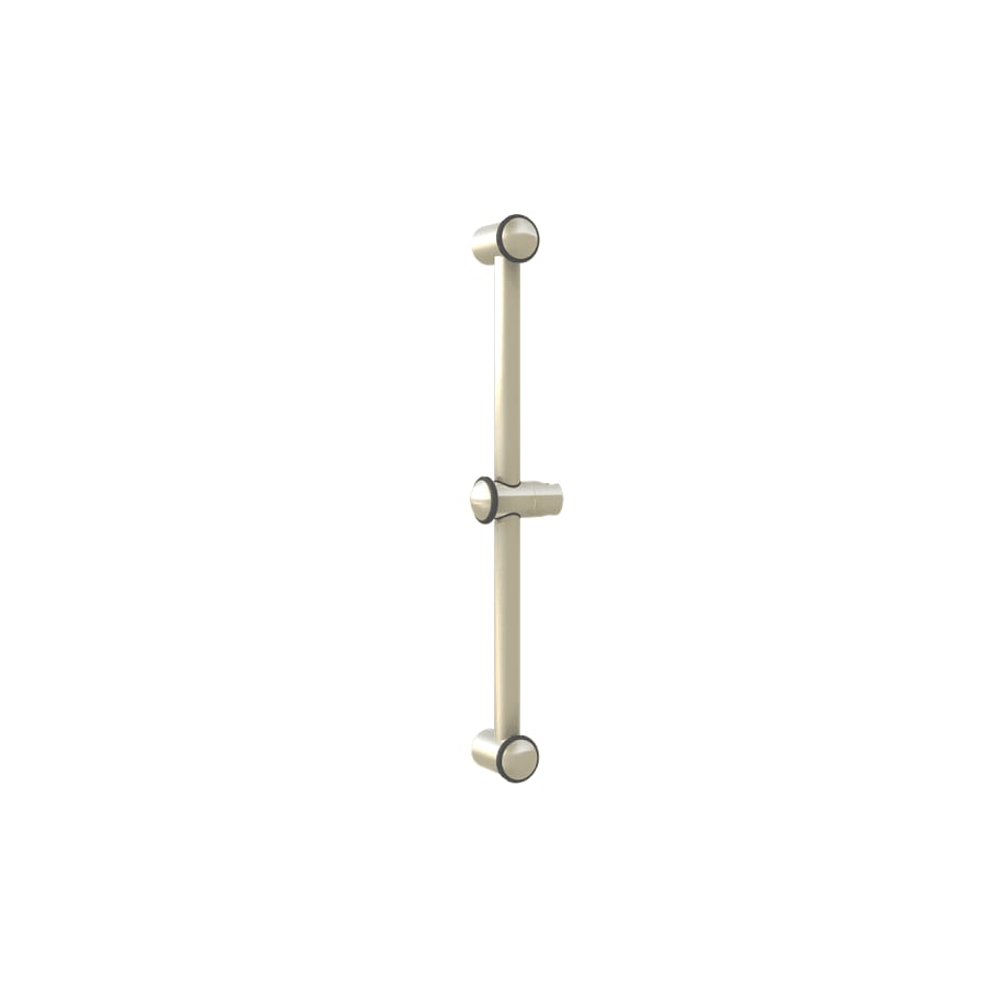 30" Brass Slide Bar with Sliding Hand Shower Holder