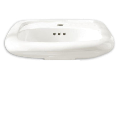 Murro 21-1/4" Porcelain Wall Mounted Bathroom Sink with 1 Faucet Hole - Less Shroud