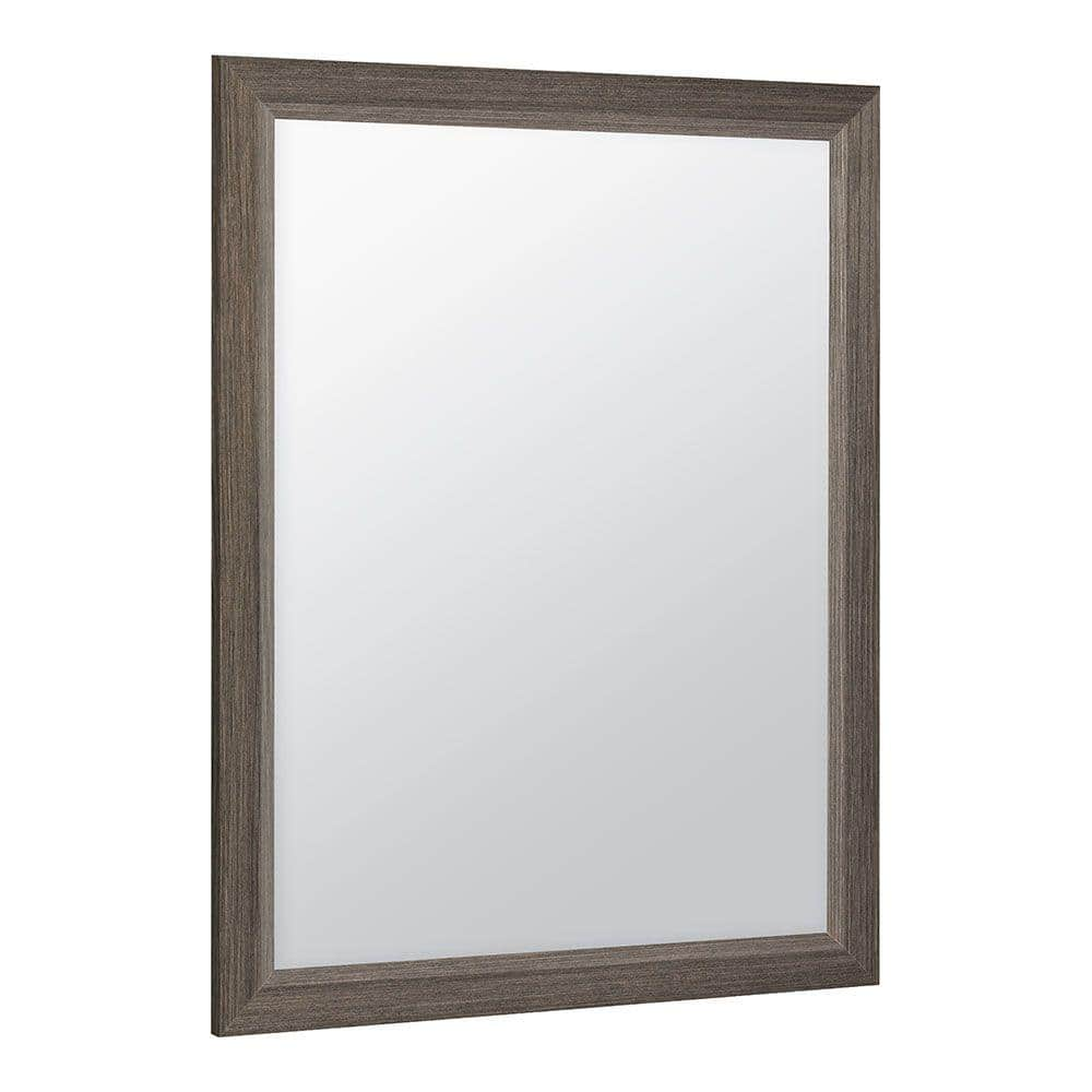 Shaila 24 in. W x 31 in. H Rectangular Framed Vertical/Horizontal Mounted Wall Bathroom Vanity Mirror in Silverleaf