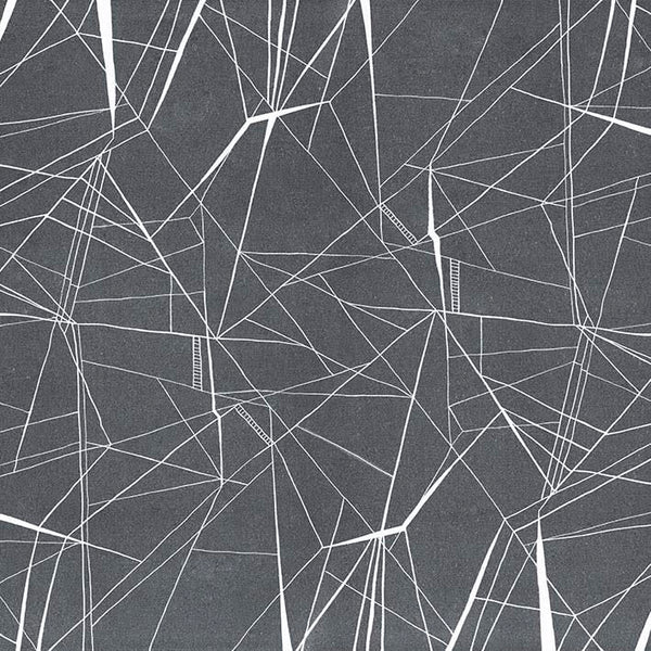 SKINS ART FRAGMENTS BLACK (Non-Woven Fabric) (Make to order)