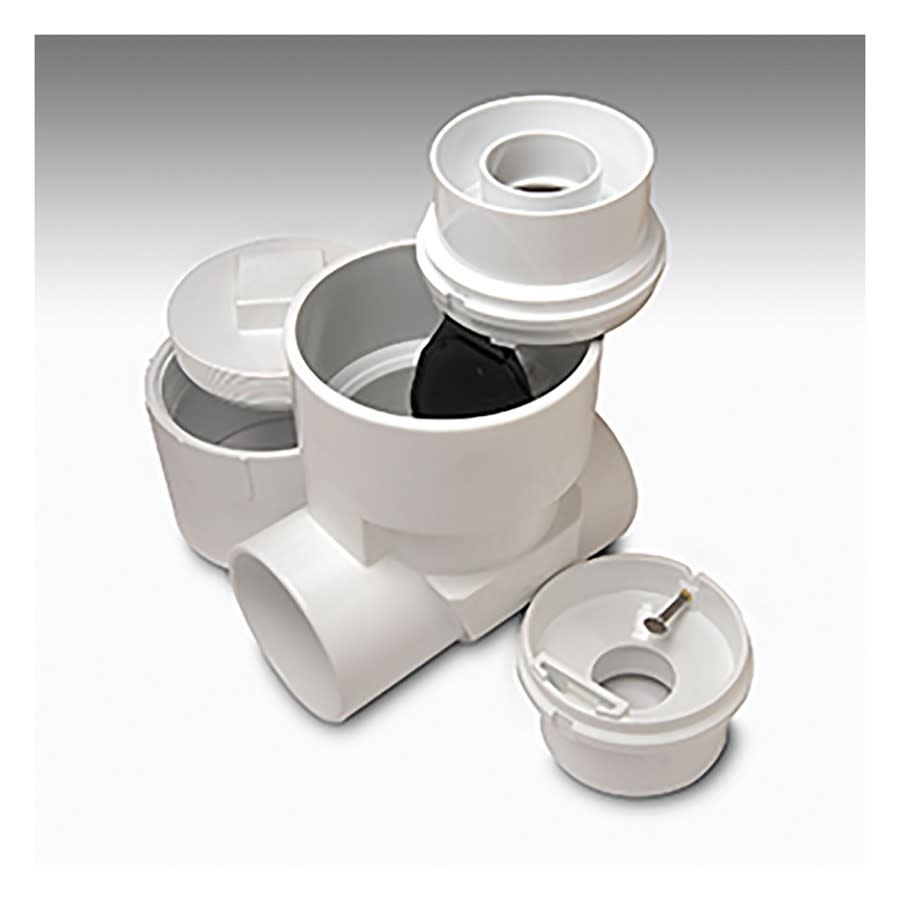 Extendable Backwater Valve, 4 in, PVC