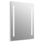 Verdera 24" W x 33" H Modern Rectangular Frameless Bathroom Wall Mirror with LED Lighting