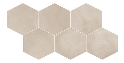 Scrapbook Cherished Greige Hexagon 8X9 Matte