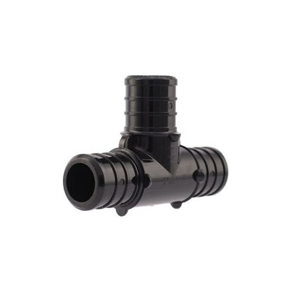 Tee, 3/4 in, Crimp PEX, Poly
