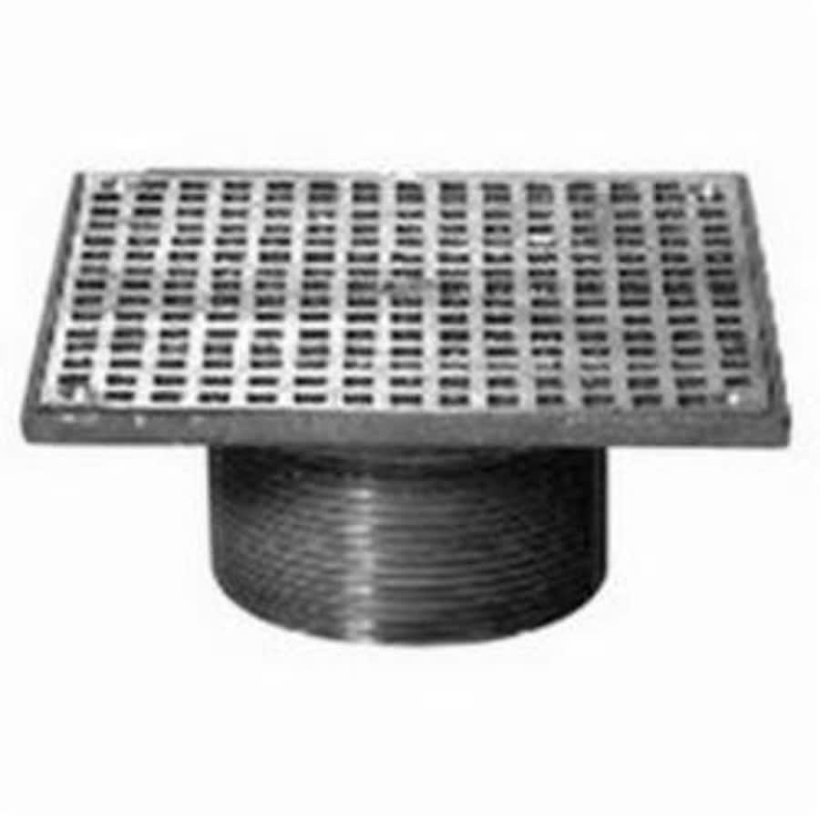 ZN400 Floor Drain Top, 6 in, Square, Nickel Bronze