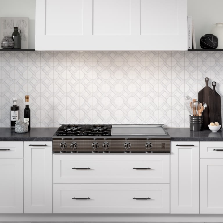 ALLURO MINI MANOR SILVER 12X12