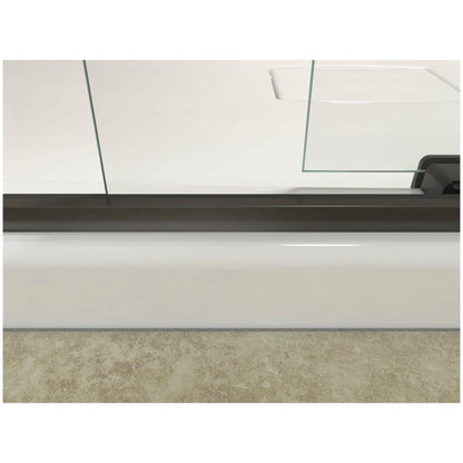 Levity 62" High x 59-5/8" Wide Bypass Frameless Tub Door with Clear Glass