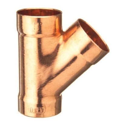 DWV Wye, 4 x 2 in, C, Copper
