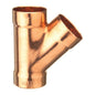 DWV Wye, 3 x 2 in, C, Copper
