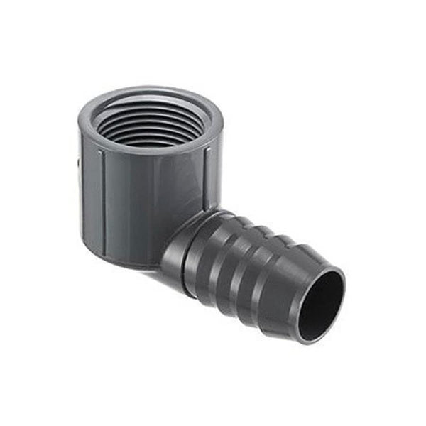 90 deg Elbow, 3/4 in, Insert x FNPT, SCH 40/STD, PVC