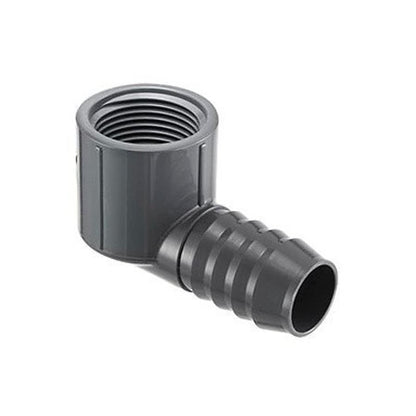 90 deg Elbow, 1-1/4 in, Insert x FNPT, SCH 40/STD, PVC