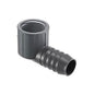 90 deg Elbow, 2 x 1-1/2 in, Insert x FNPT, SCH 40/STD, PVC