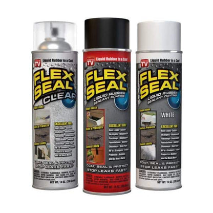 Flex Seal Clear 14 oz. Aerosol Liquid Rubber Sealant Coating Spray Paint